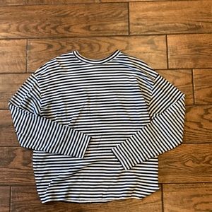 Target black and white striped longsleeve